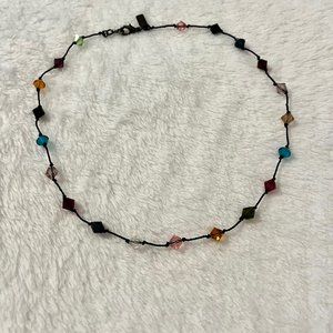 Rainbow Gemstone Necklace (NWOT)